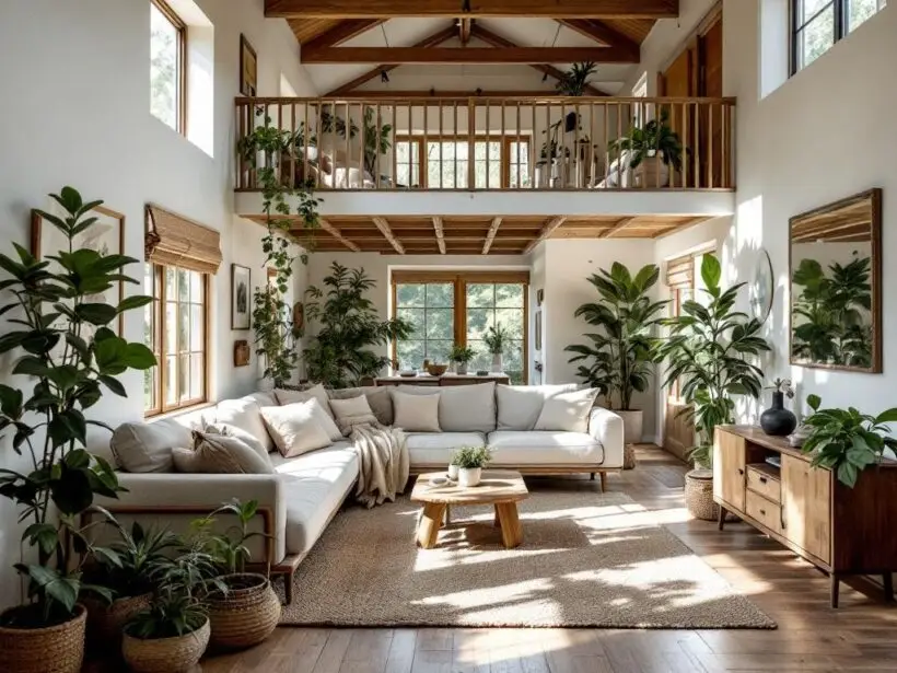 eco-friendly interior trends open plan sanctuary
